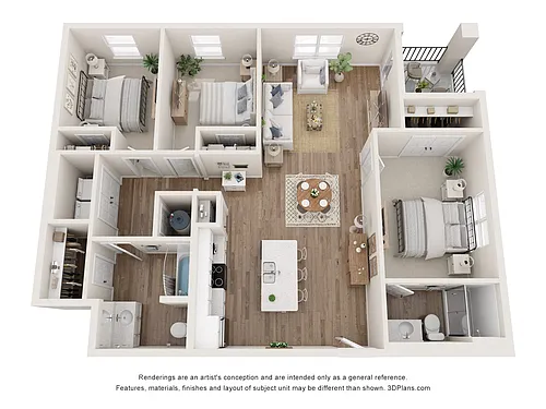 Floor plan Linville