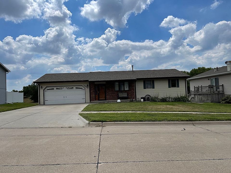 Front view of house. 