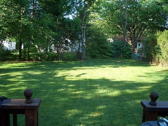 back yard off deck