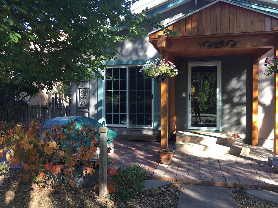 Front door and patio
