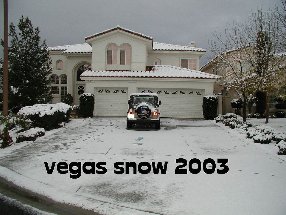 Snow in Vegas