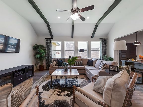 Great room with high ceilings