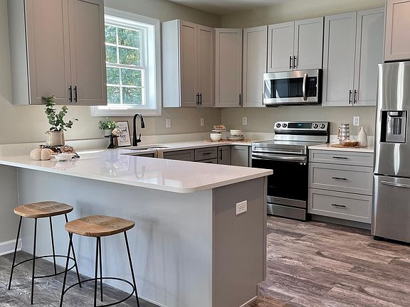 Open plan kitchen and living room