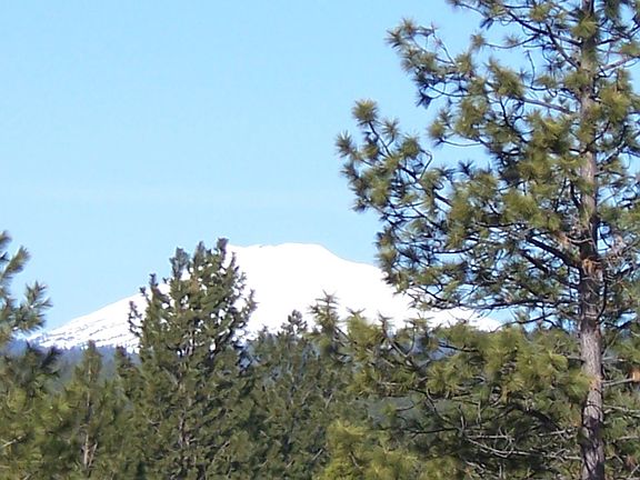 Mt Bachelor from deck