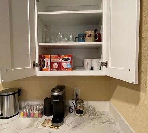Coffee and tea station