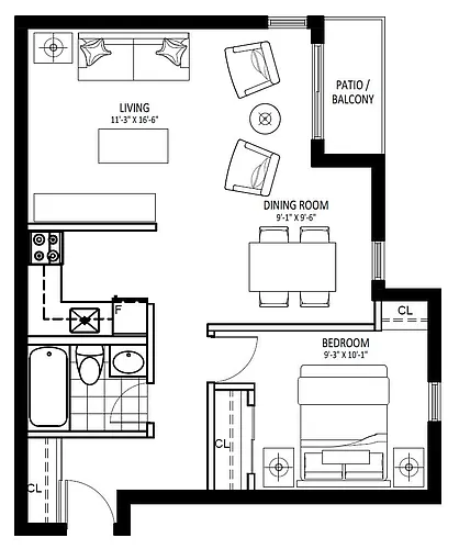 Floor plan 312