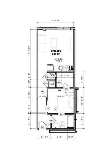 Floor plan 205