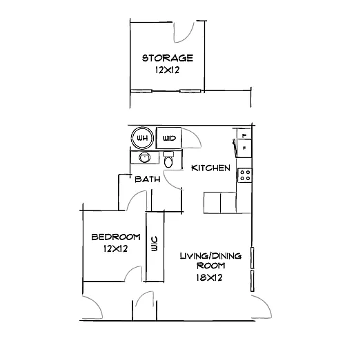 Floor plan Design 1L