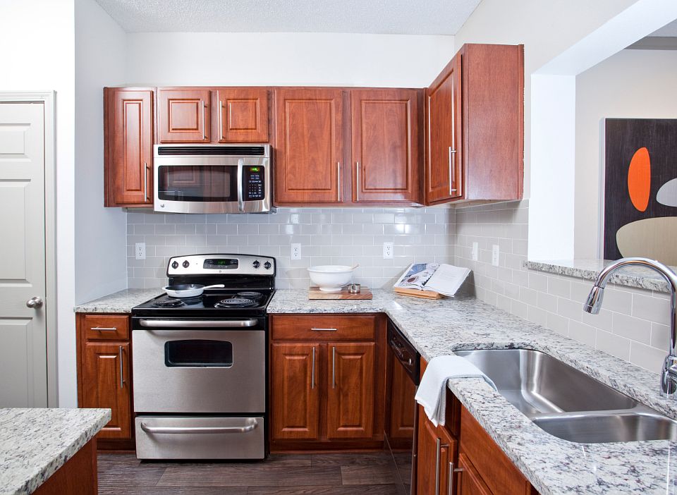 Kitchen with Stainless Steel Appliances