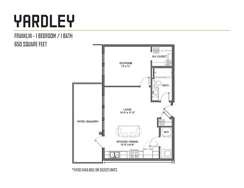 Floor plan Franklin