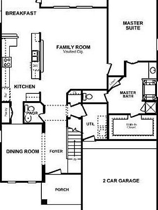 Calloway Floor Plan - First Floor