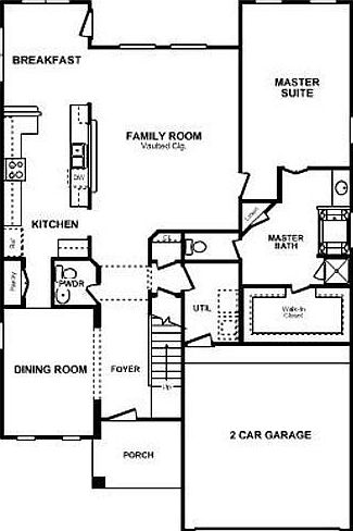 Calloway Floor Plan - First Floor