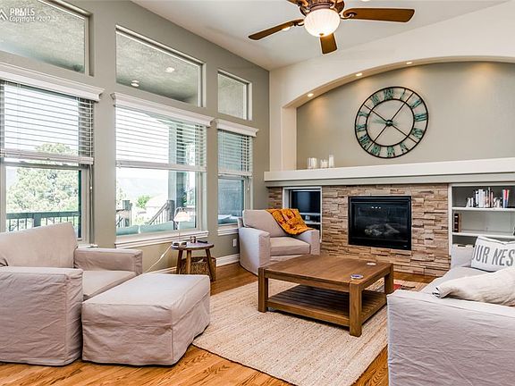 Awesome views of Pikes Peak and the rest of the mountains.