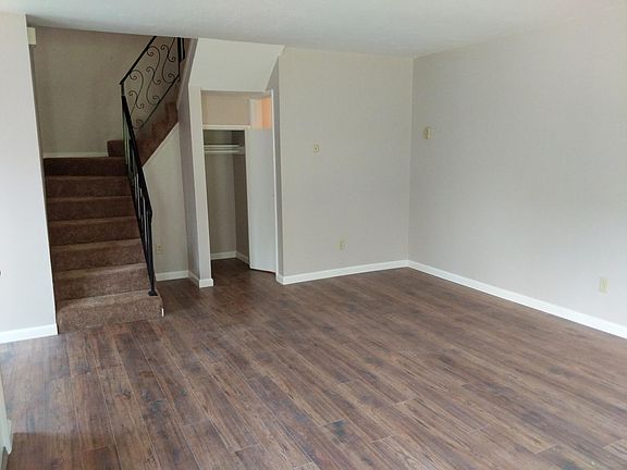 First Floor: living room looking at stairs