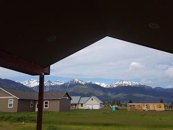covered back deck area
