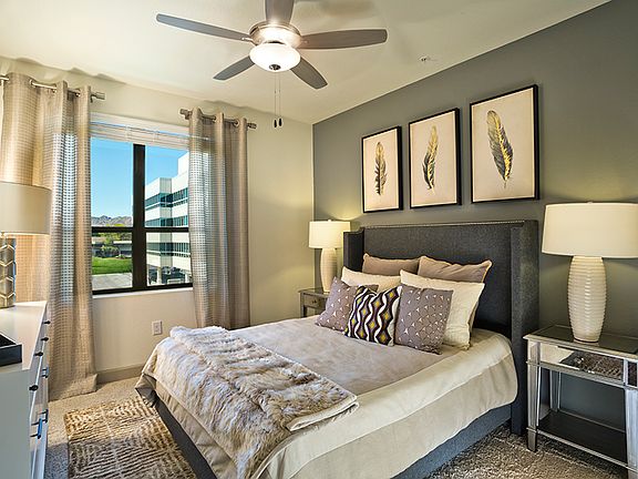 Large windows allow for plenty of natural light