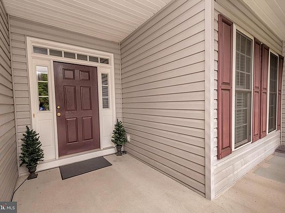 Welcoming covered front porch