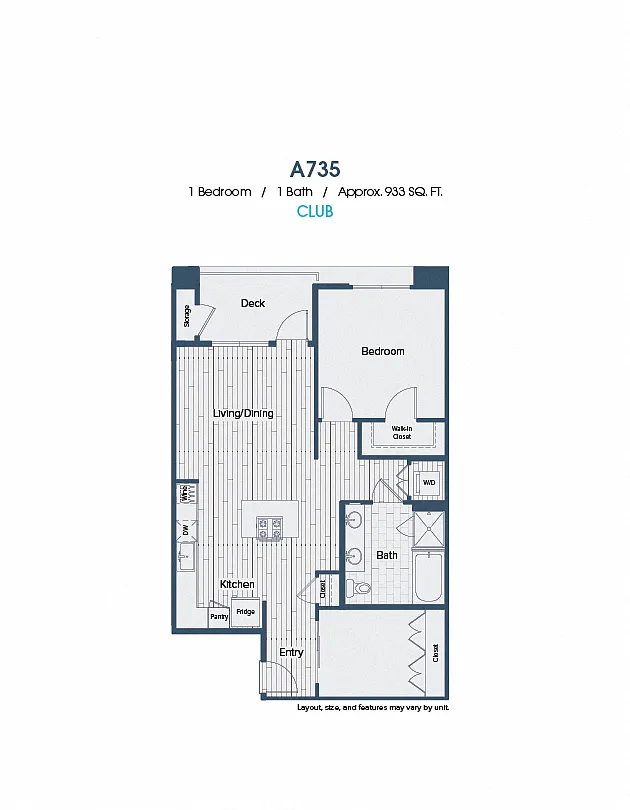 Floor plan A735