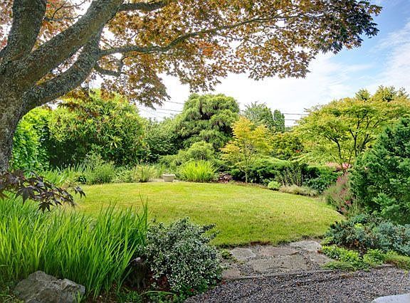 Private side-yard on South Side of Home for taking in the sunshine