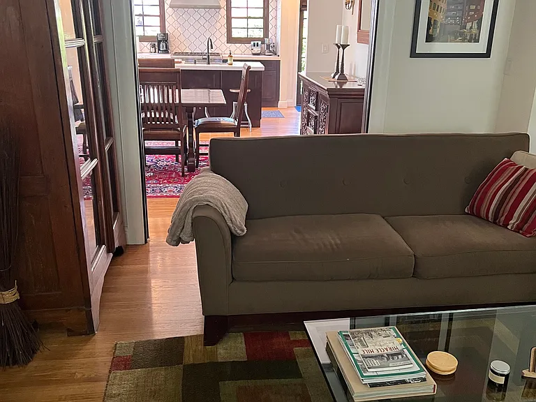 3rd bedroom has pocket doors, currently used as a family room