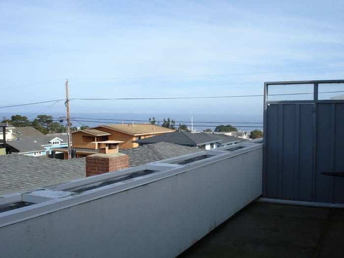 View towards the ocen