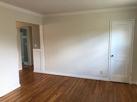 View from front entry. Living room.