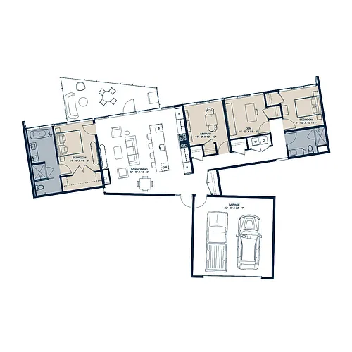 Floor plan D1