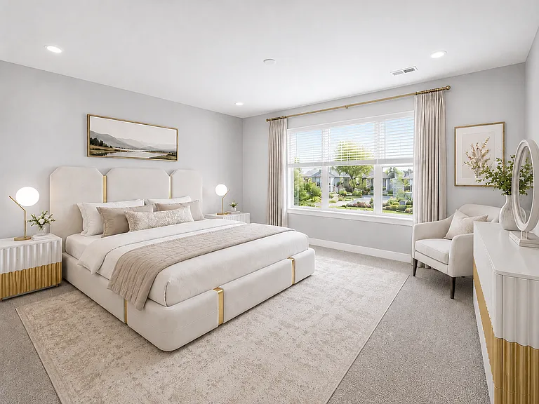Staged Master Room