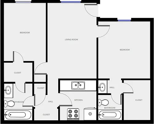 Floor plan Shortleaf Pine WD