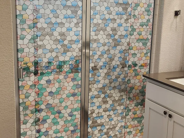 over sized walk in shower