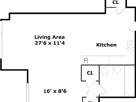 2nd image of 322 W 57th St APT 25R