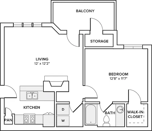 Floor plan A01