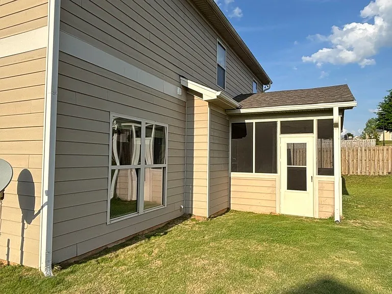 Back of House / Covered Back Porch