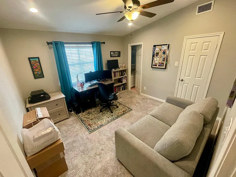 2nd bedroom also works perfectly as an office!