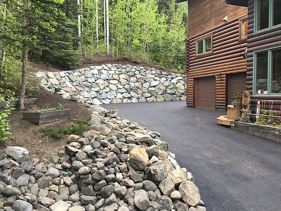 Driveway & garage Entry