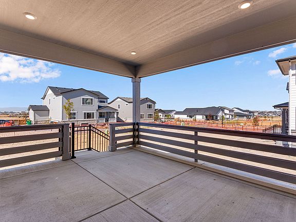 Covered rear patio