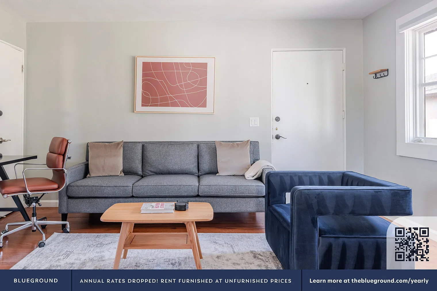 1 bed, 1.0 bath, 528 sqft, $4,110 — Photo 2