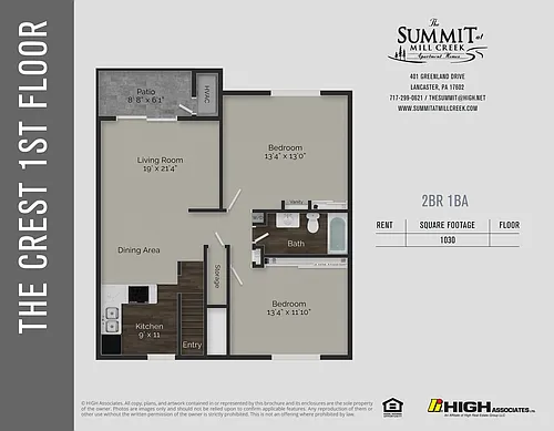 Floor plan Crest
