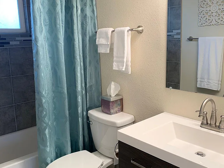 Newly remodeled bathroom