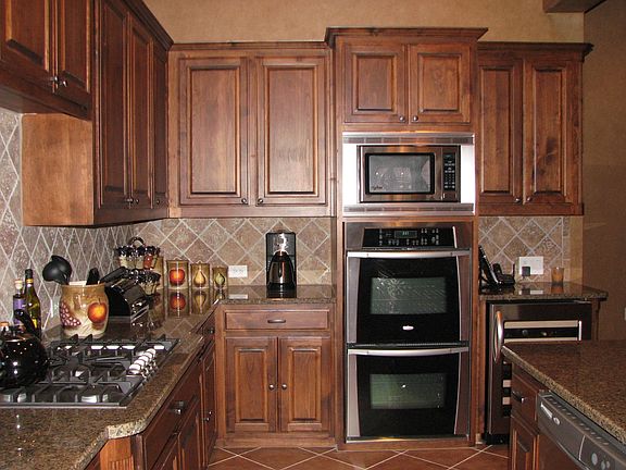 Gourmet kitchen is chef's dream.