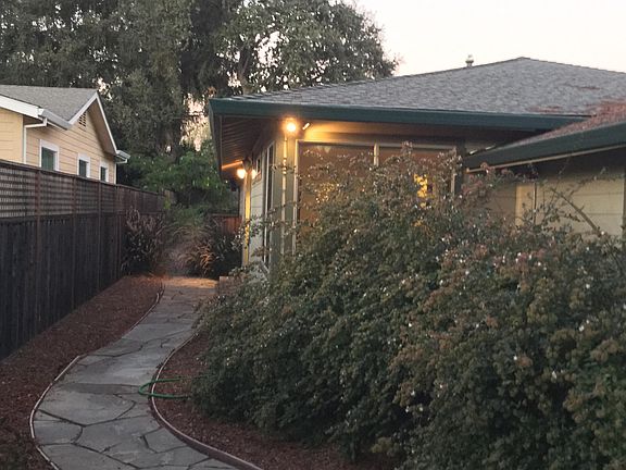 Walkway from driveway to front door.