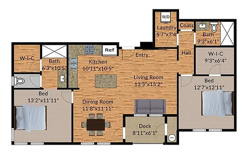 Floor plan 2AX