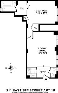 211 E 35th St APT 1B, New York, NY, 10016