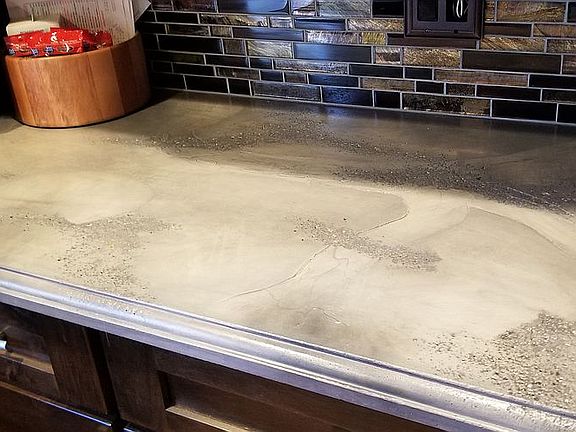 Cement countertops
