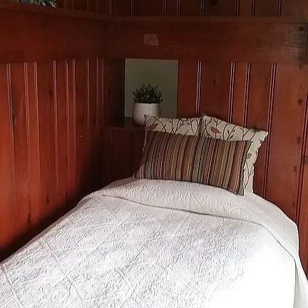 built in captain's bed.