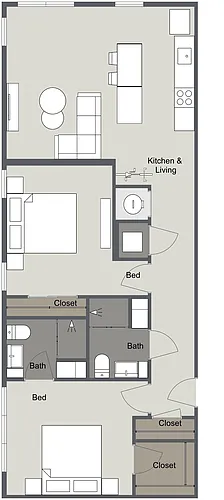 Floor plan B2