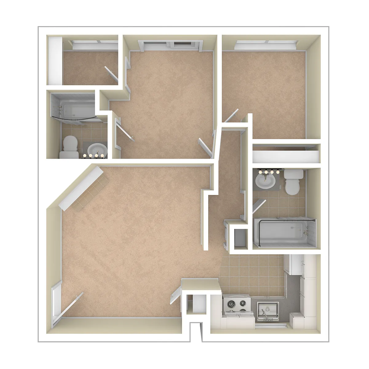 Floor plan 2X2
