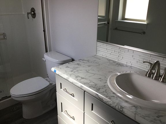 Master Bathroom with step in shower.