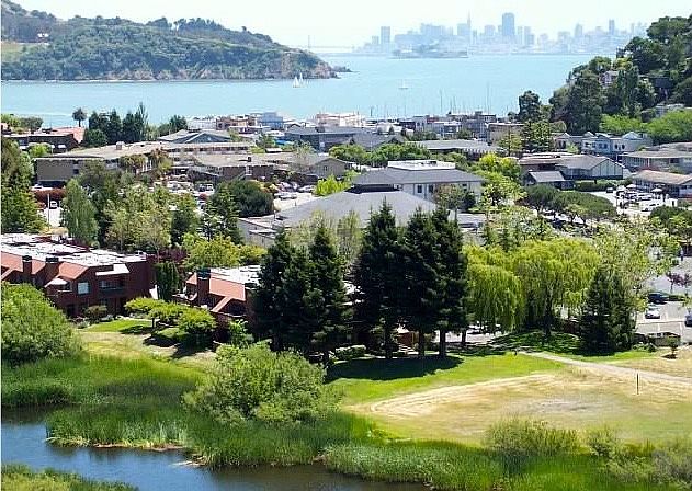 views (and walkable) to downtown Tiburon