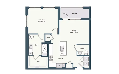 Floor plan 1C